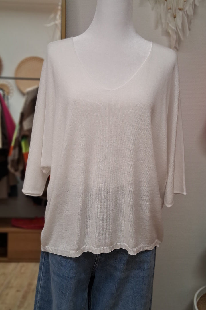 Shirt - Feinstrick Pulli - 3 Farben