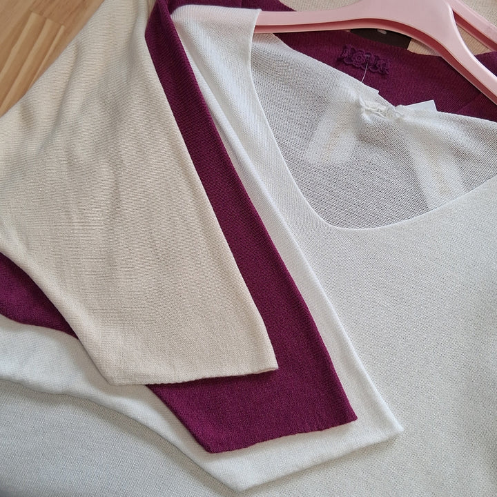 Shirt - Feinstrick Pulli - 3 Farben
