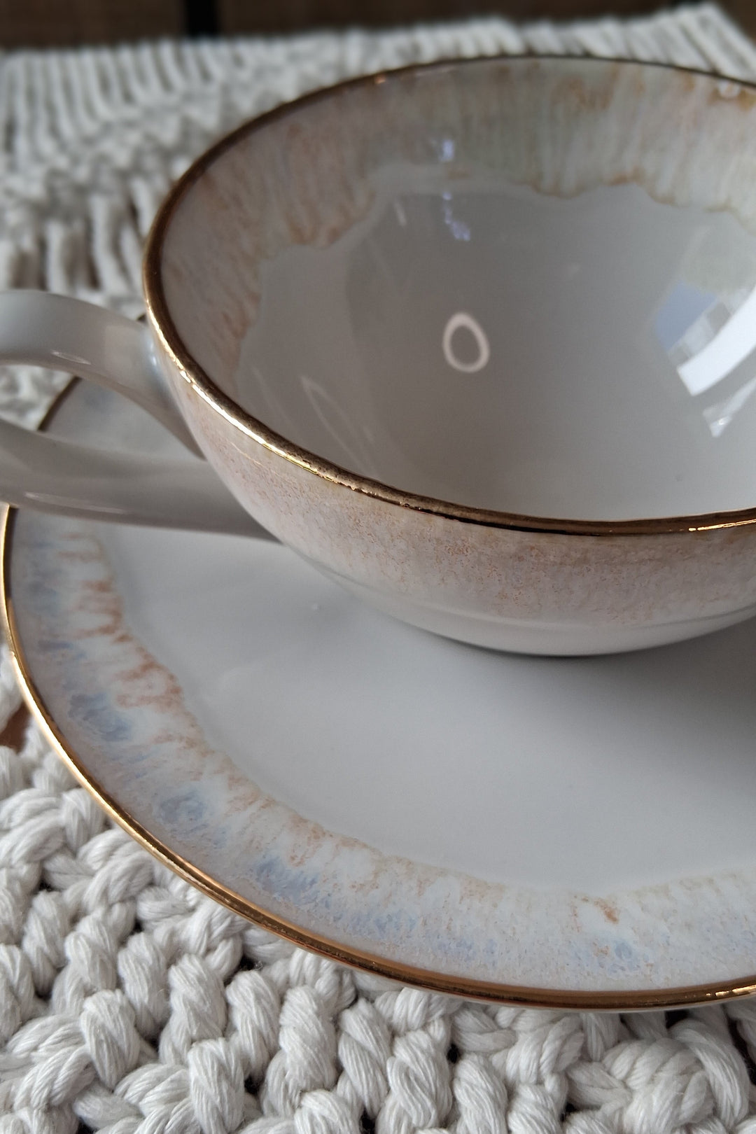 Teetasse mit Untertasse TAORMINA, Casafina