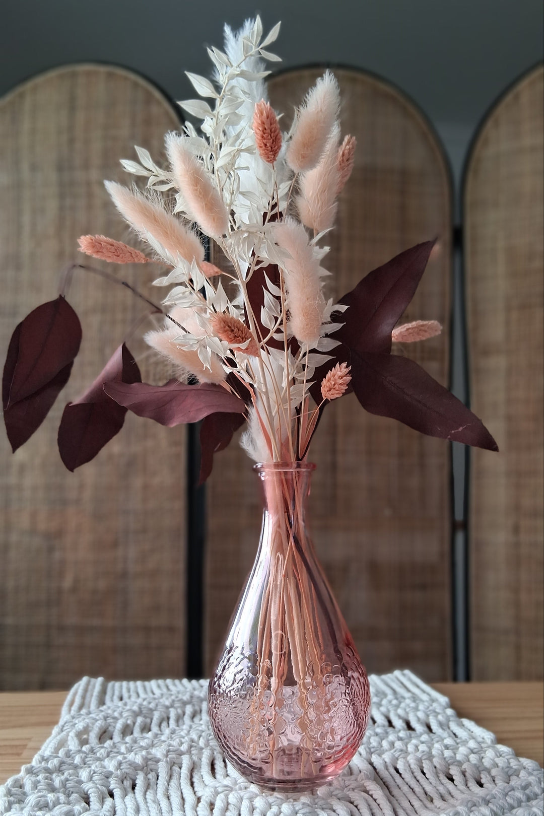 Glasvase DAHLIA - Vintage Flaschenvase - 3 Farben
