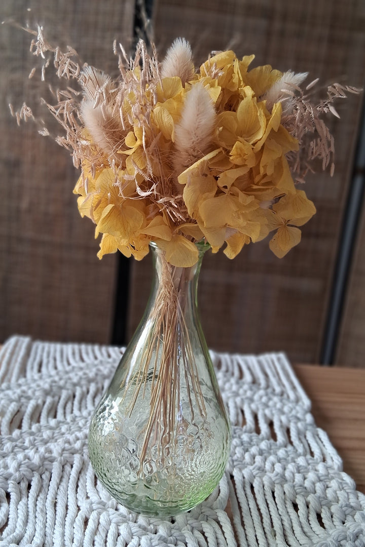 Glasvase DAHLIA - Vintage Flaschenvase - 3 Farben