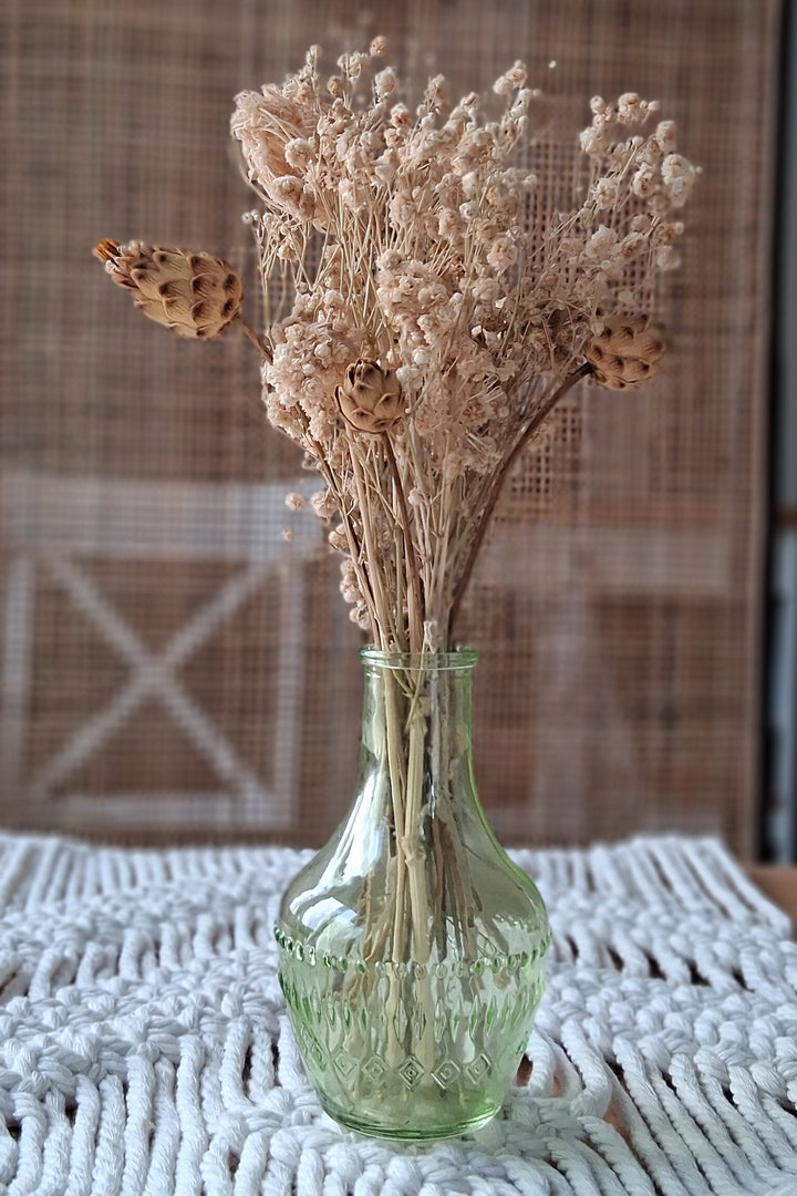 Mini Glasvase MILANO - Vintage Flaschenvase - 2 Varianten