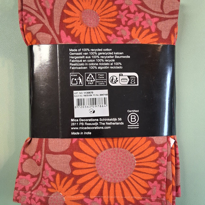 Servietten FLOWERS - Stoffservietten 4er-Set