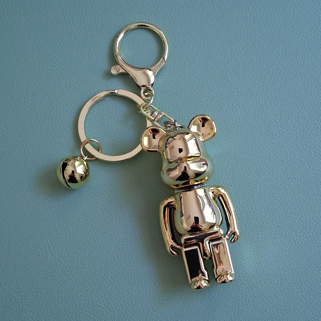 Schlüsselanhänger BEARBRICK Gold - Keychain - Bag Charm