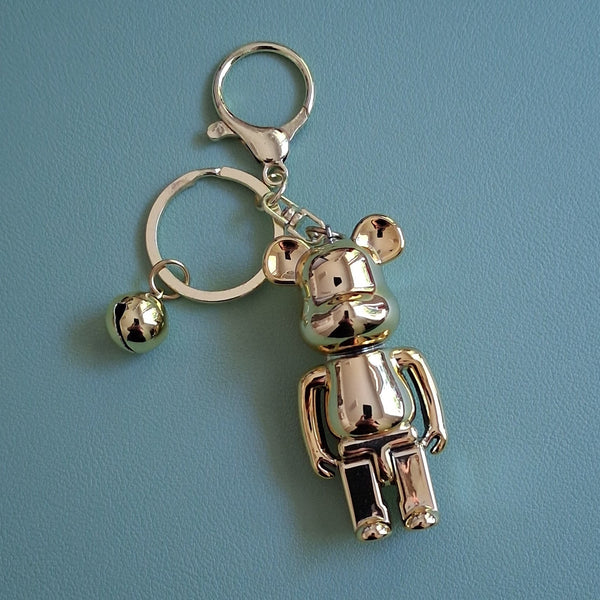 Schlüsselanhänger BEARBRICK Gold - Keychain - Bag Charm