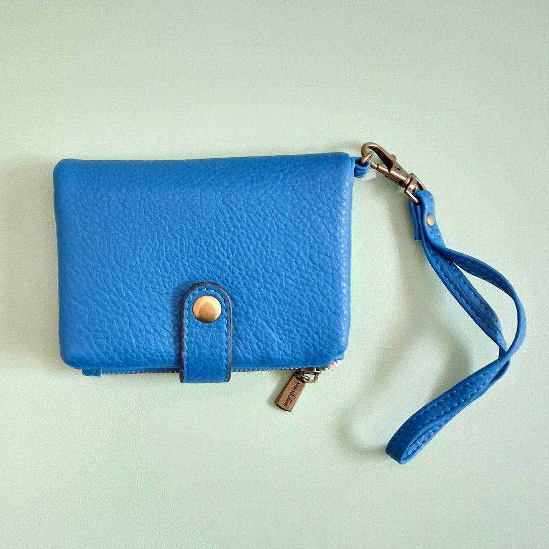 Portemonnaie - Geldbeutel - Leder Blau