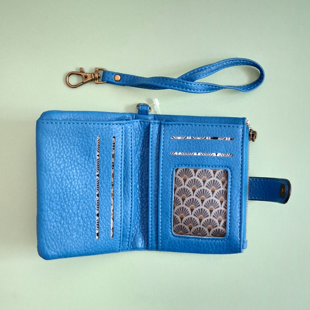 Portemonnaie - Geldbeutel - Leder Blau