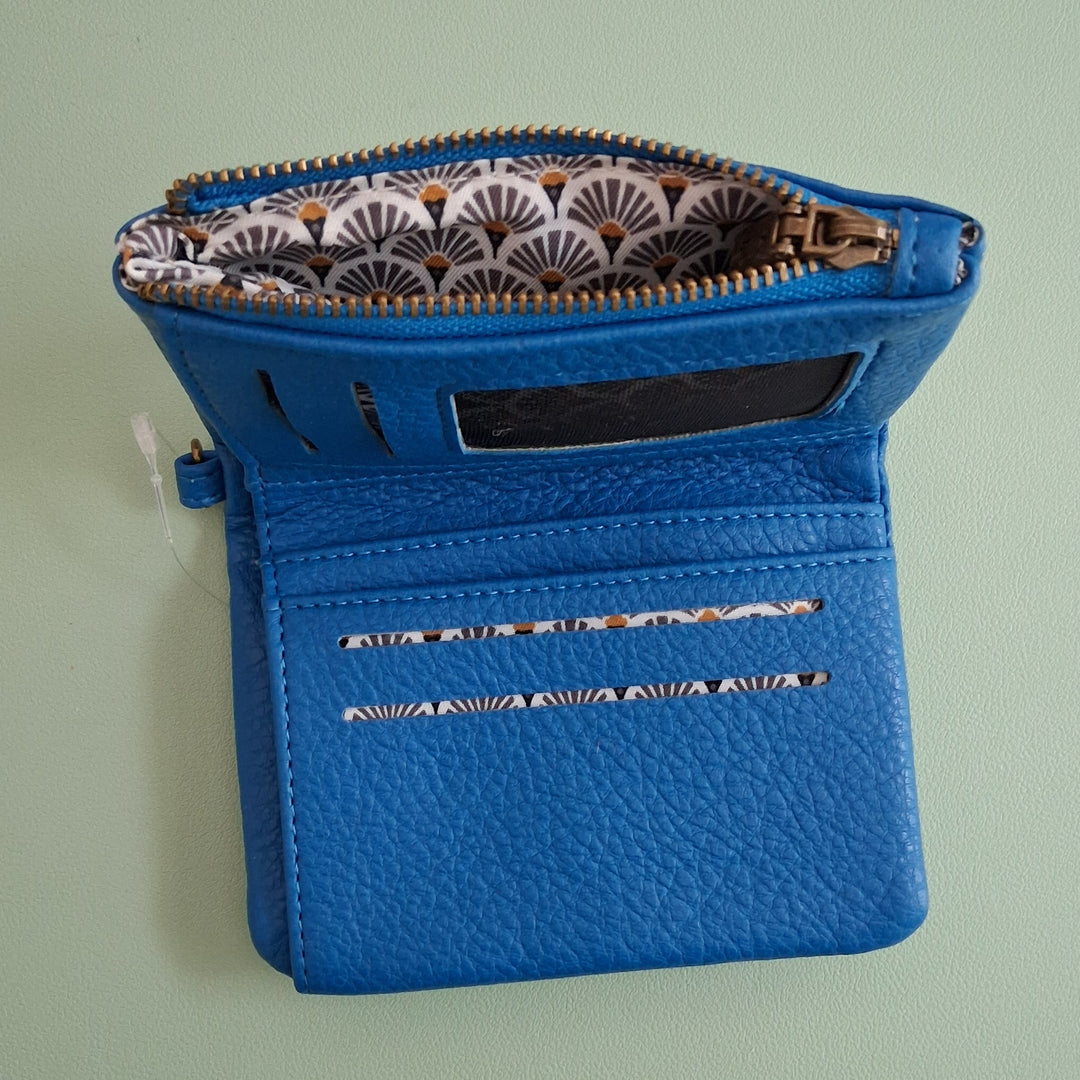 Portemonnaie - Geldbeutel - Leder Blau