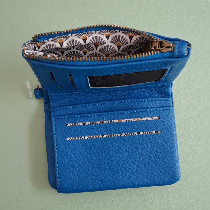 Portemonnaie - Geldbeutel - Leder Blau