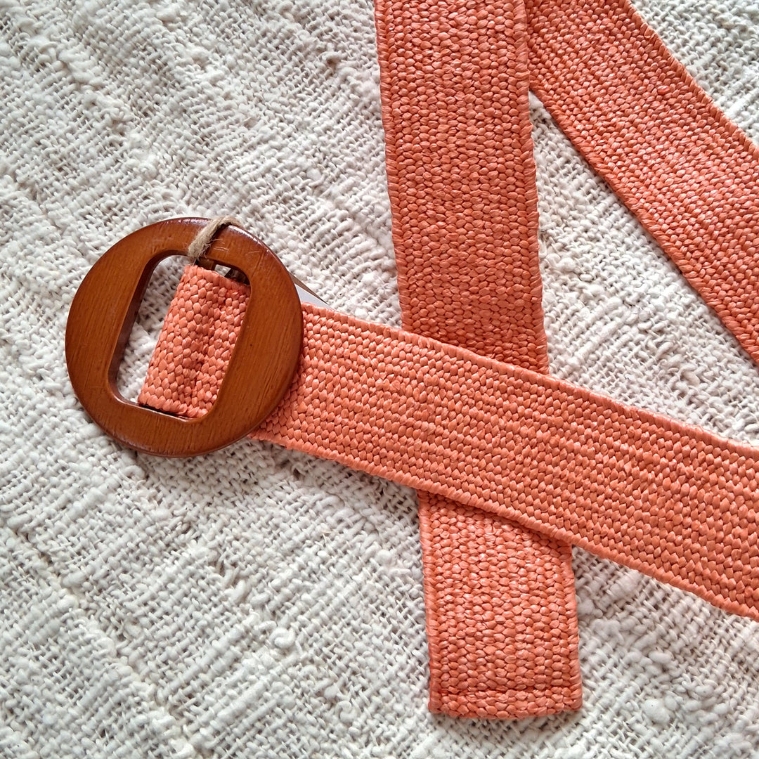 elastischer Taillengürtel - Kleidergürtel - geflochtener Boho Gürtel