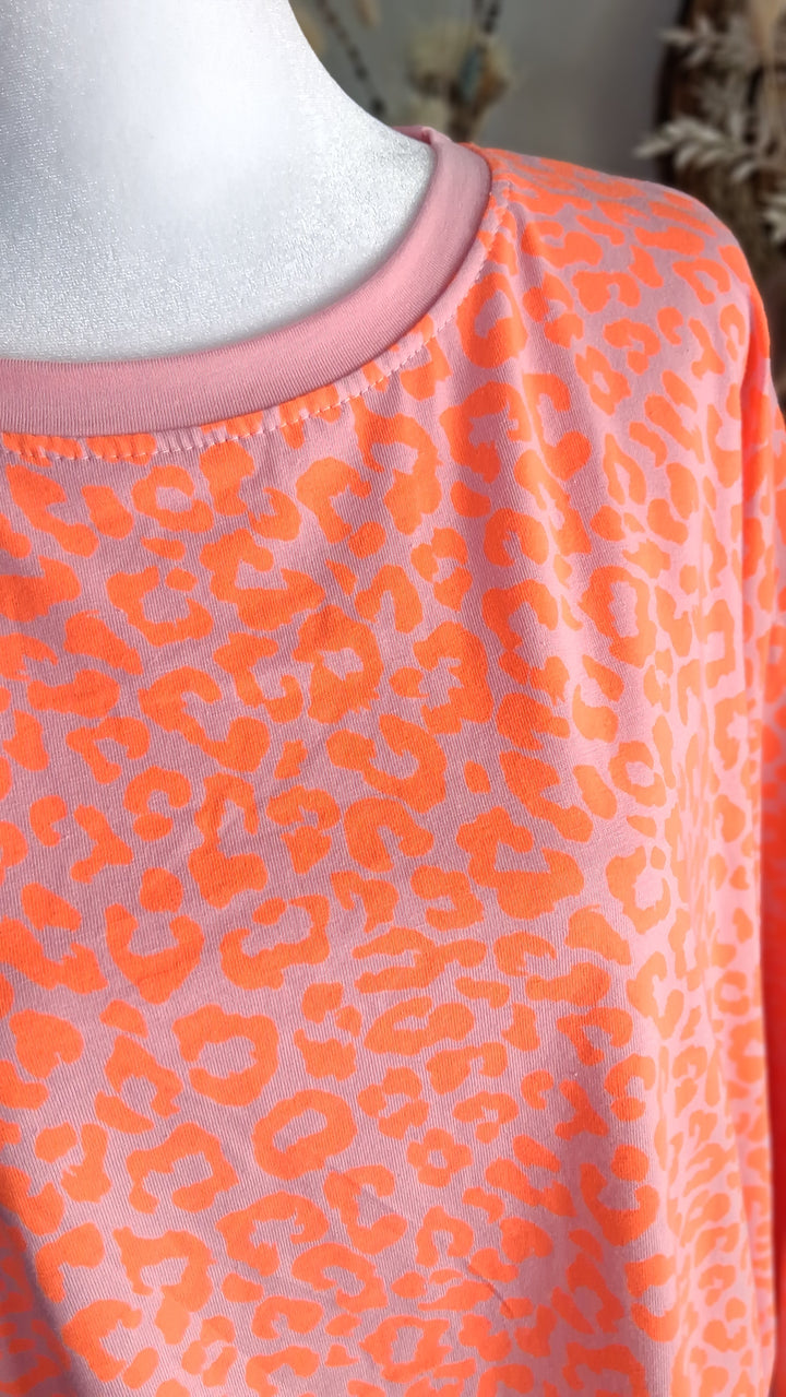 Shirt LEO - rosa Neonorange