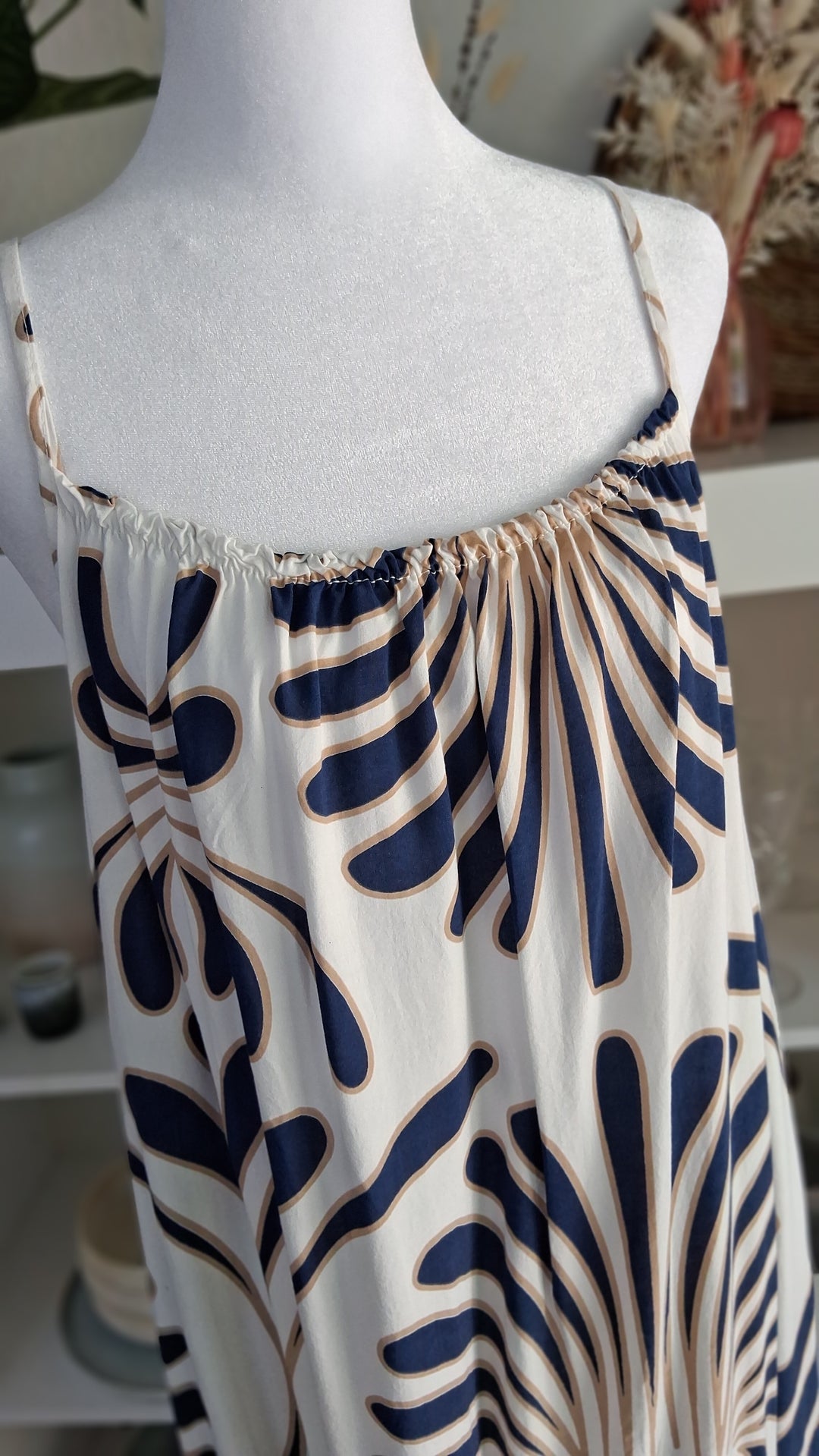Maxi Trägerkleid
