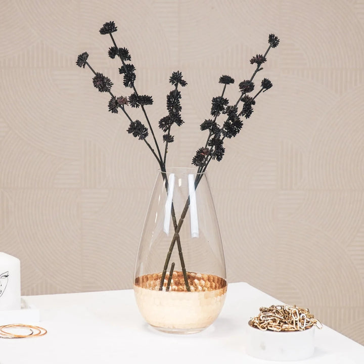 Vase mit Goldboden Hoch – Elegante Dekovase für moderne Wohnräume
