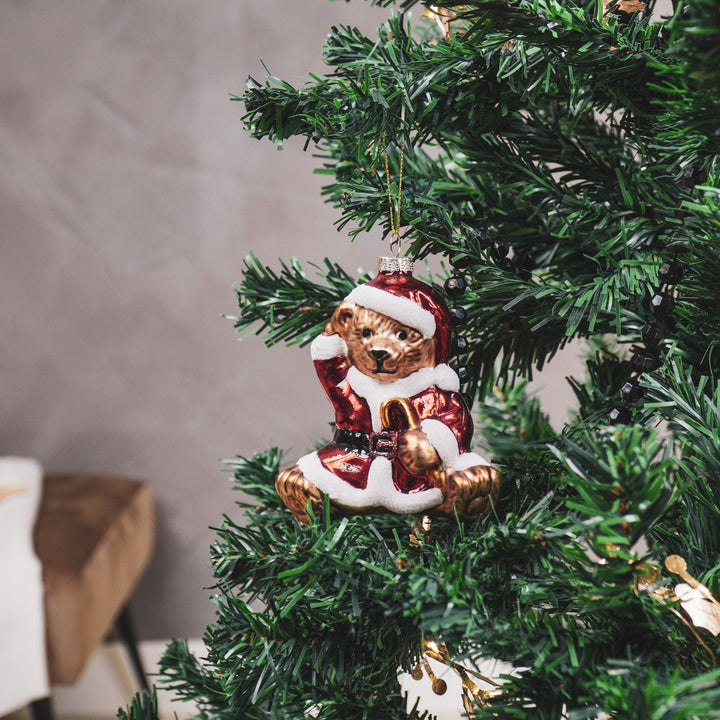 Glaskugel - Weihnachtsbaumdeko - TEDDY