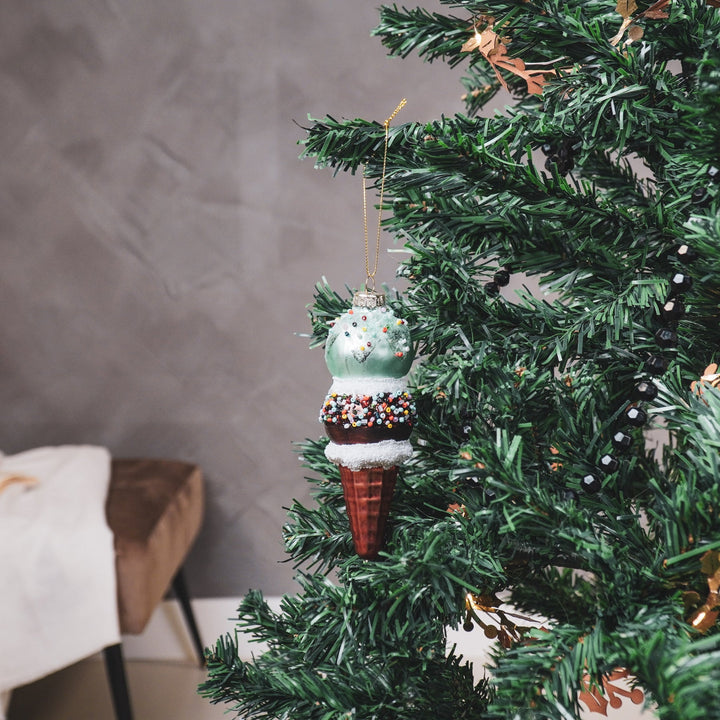 Glaskugel - Weihnachtsbaumdeko - EIS