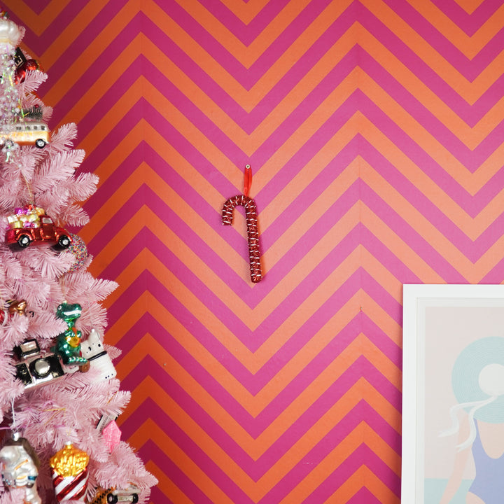 Candy Cane - Weihnachtsdekoration - Rot - 21cm