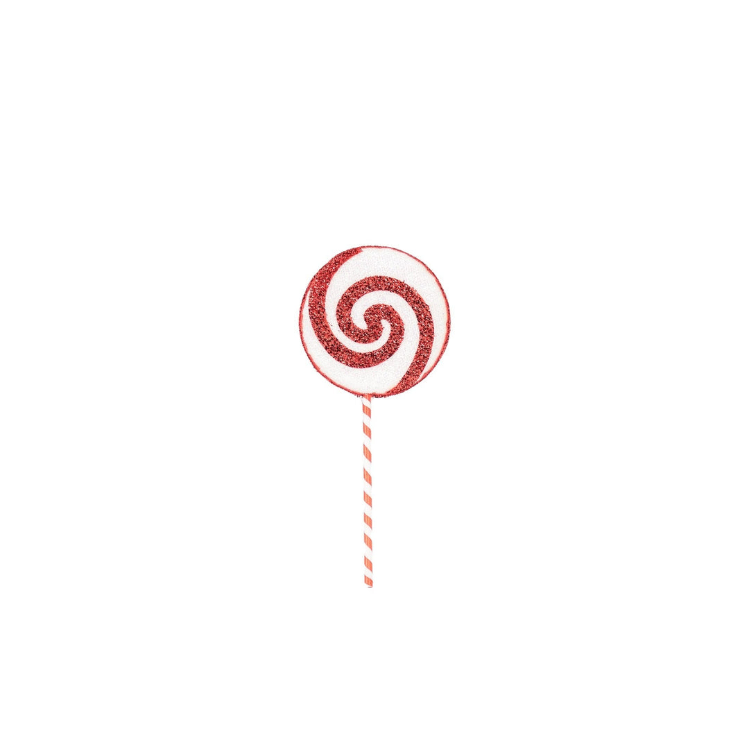 Lolly Pop - Weihnachtsdekoration - Swirl Weiß/Rot - 35cm