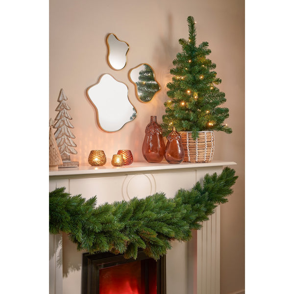 Girlande "Camden" gebogen - Weihnachtsdeko - L180cm