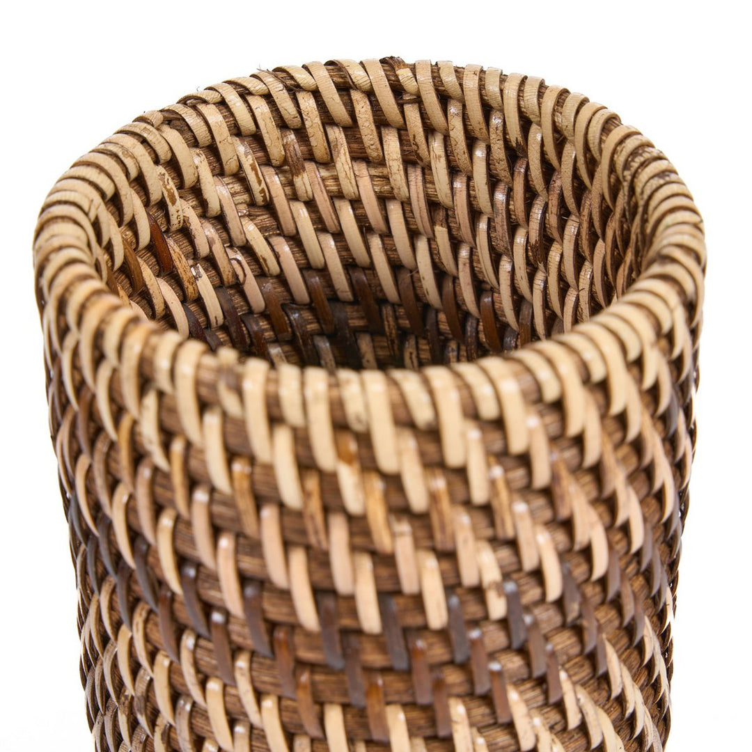 COLONIAL Korb - Zahnbürstenhalter - Korbbecher - Naturbraun