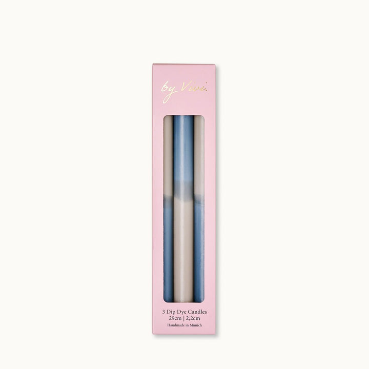 Dip Dye Kerzen 3er-Set TALL CLASSIC EDITION