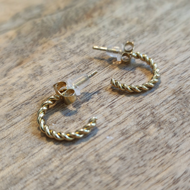 Ohrringe Creolen gold (21) Swirl