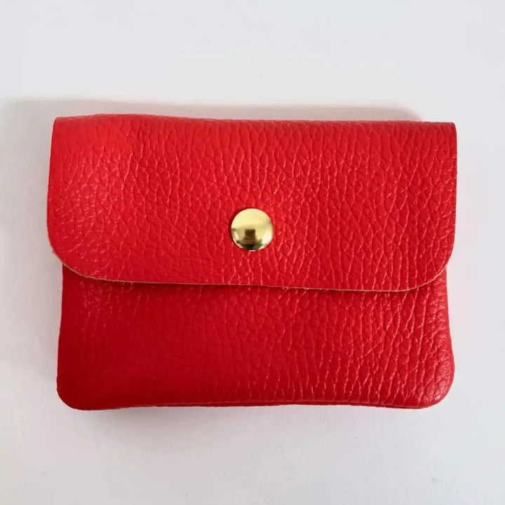 Geldbeutel BLUSH - Minitäschchen - Leder / Wildleder / Metallic
