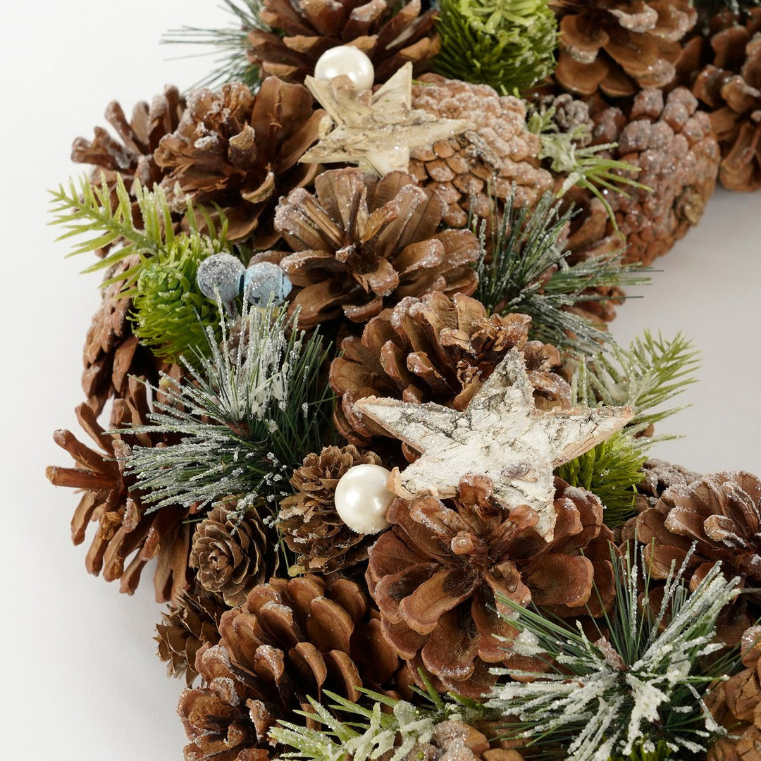 Kranz - Weihnachtsdeko mit Zapfen - Ø50cm