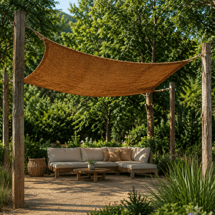 COCO SHADE Sonnensegel - Rechteckig Natur 400x300