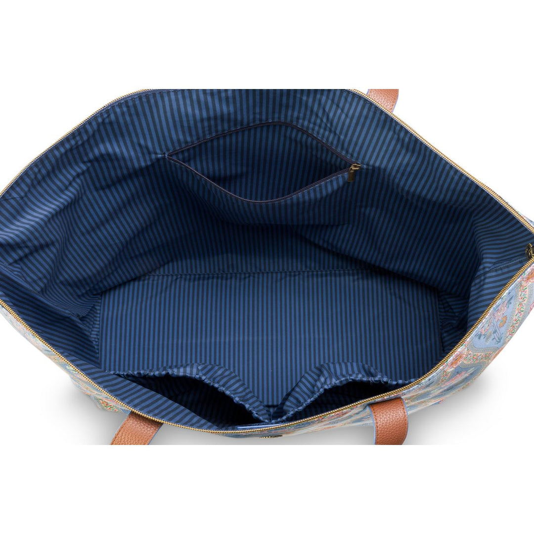 Tote Bag large TILDA ORNAMENTO BLUE