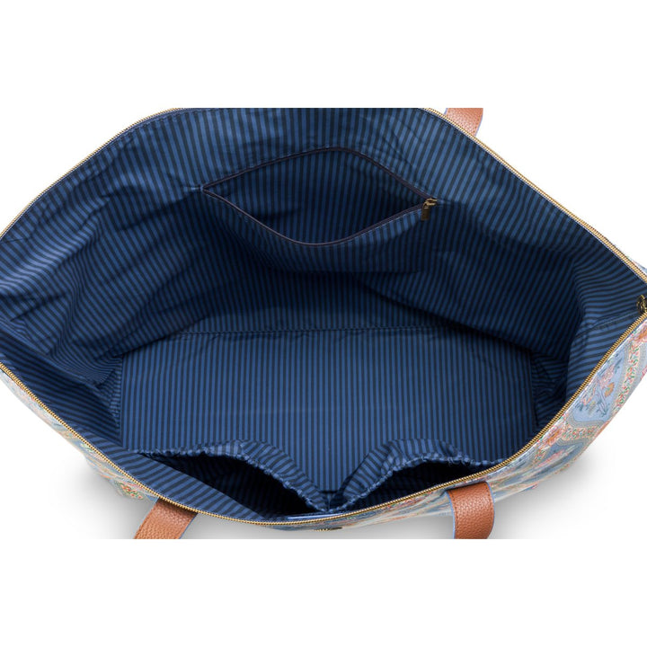 Tote Bag large TILDA ORNAMENTO BLUE