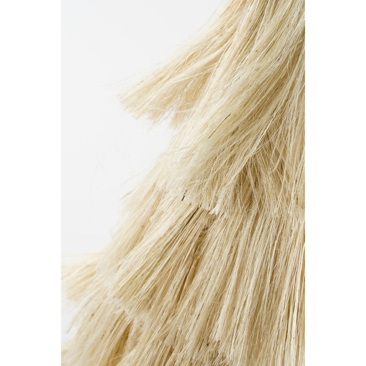 Weihnachtsbaum - H44 x Ø25 cm - Jute Fransen - Beige
