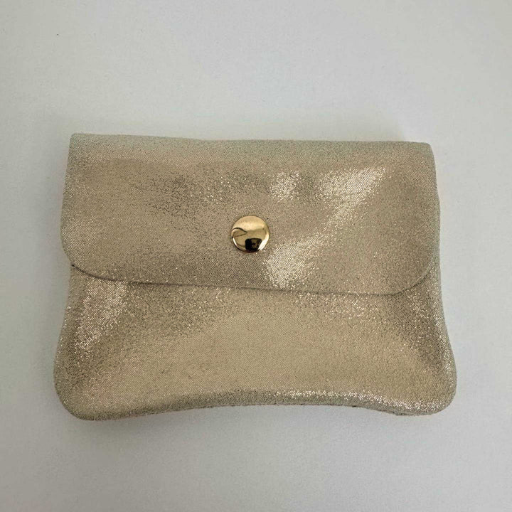Geldbeutel BLUSH - Minitäschchen - Leder / Wildleder / Metallic