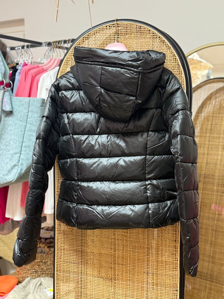 Jacke - Steppjacke - Pufferjacke - kurz, schwarz - S/M