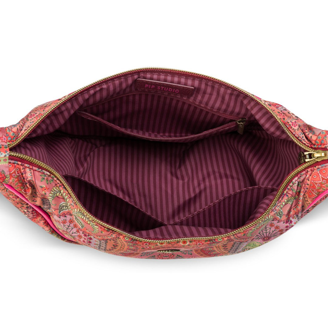 Half Moon Cross Body Bag FREYA JABALI RED