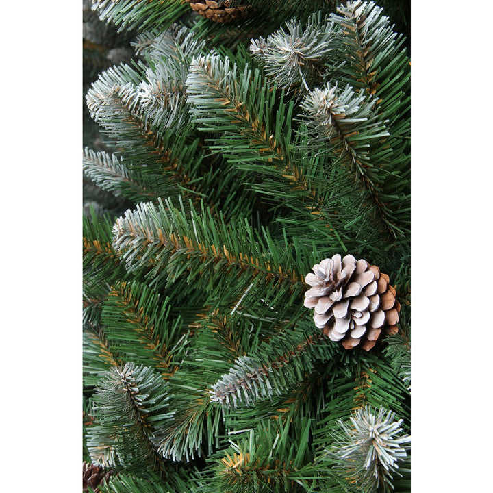 Kranz "Empress" Frosted Green - Weihnachtsdeko mit Kiefernzapfen -  Ø60cm