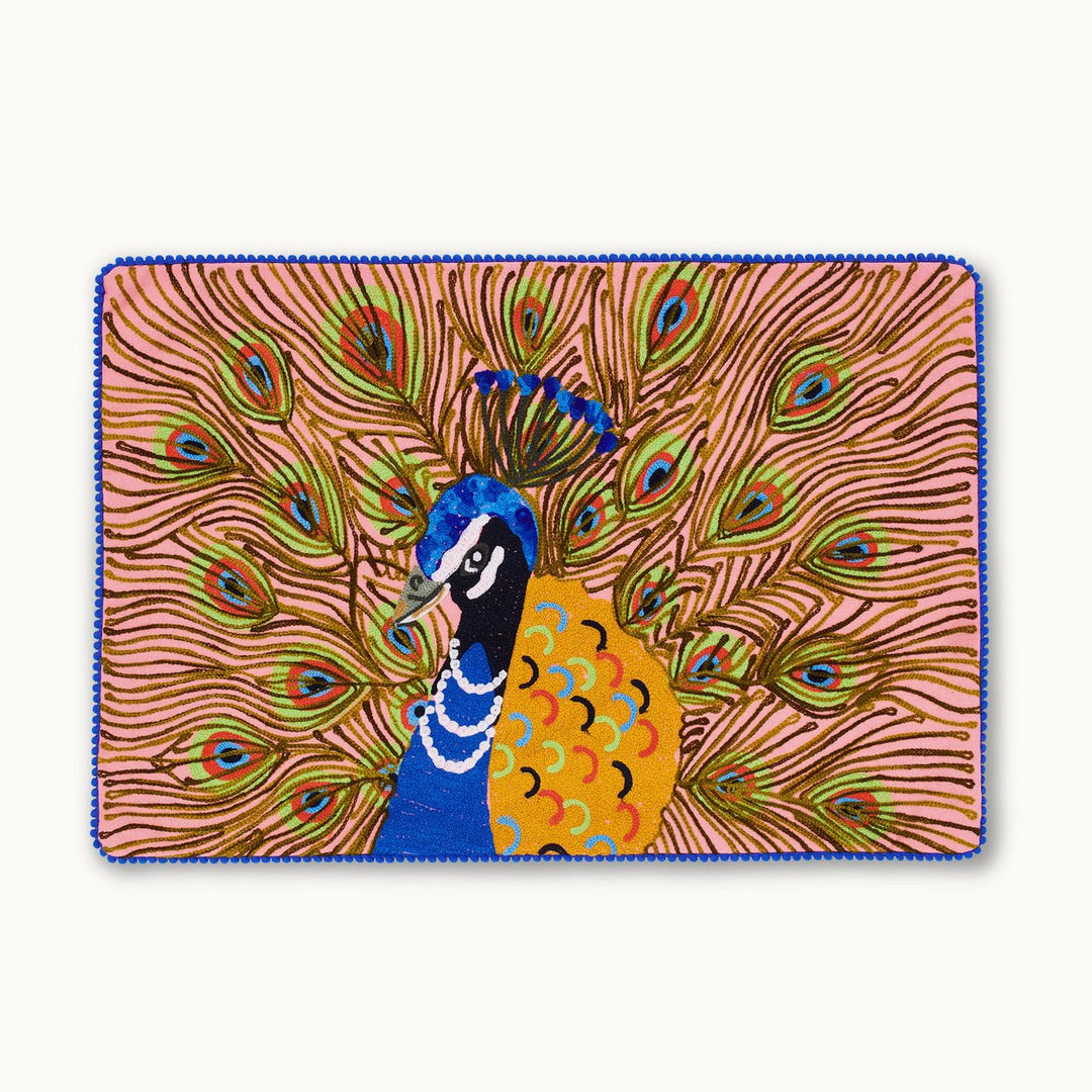 Kissen mit Füllung PFAU