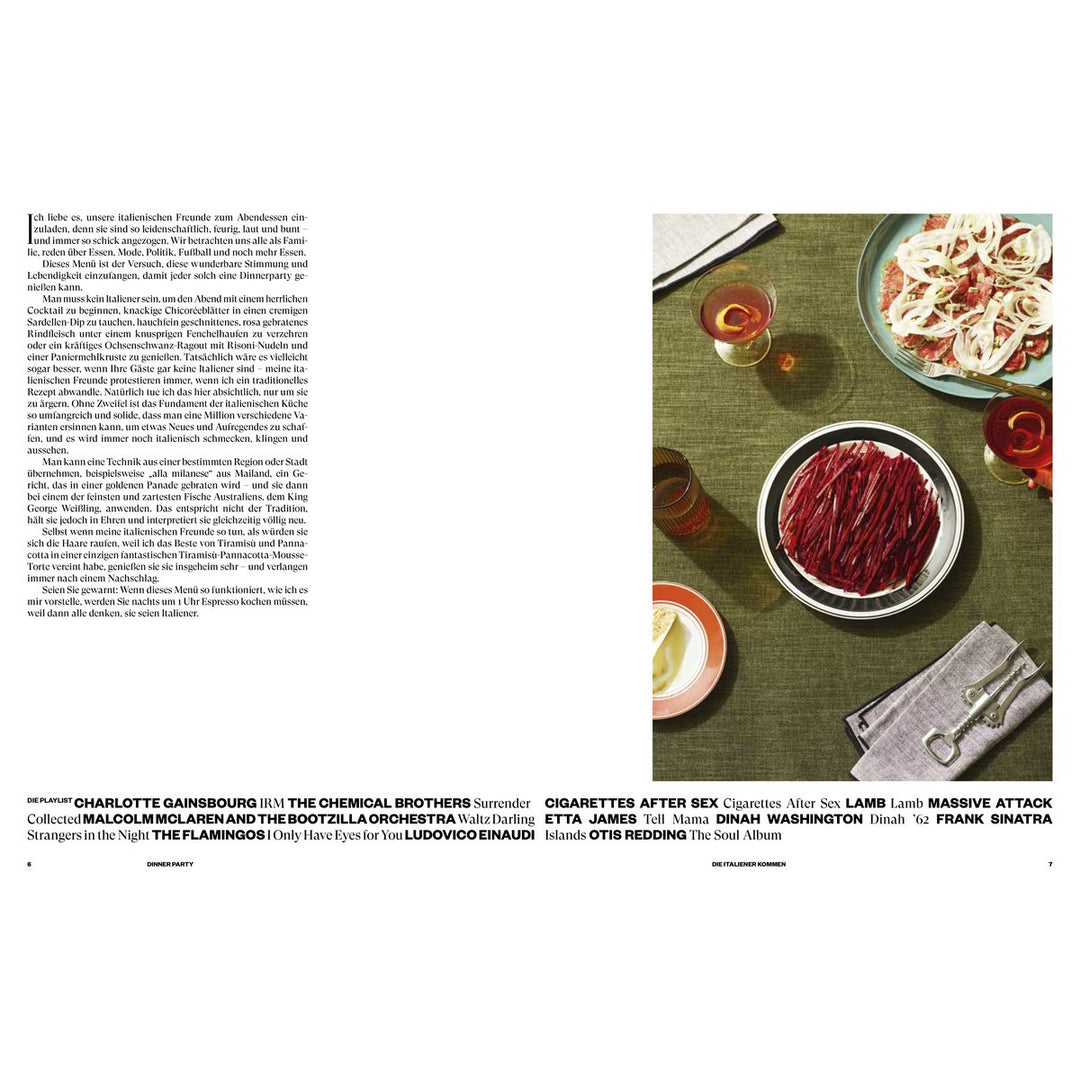 Buch DINNER PARTY - Für die glamourösesten Abende zu Hause | Kreative Rezepte & Party-Ideen