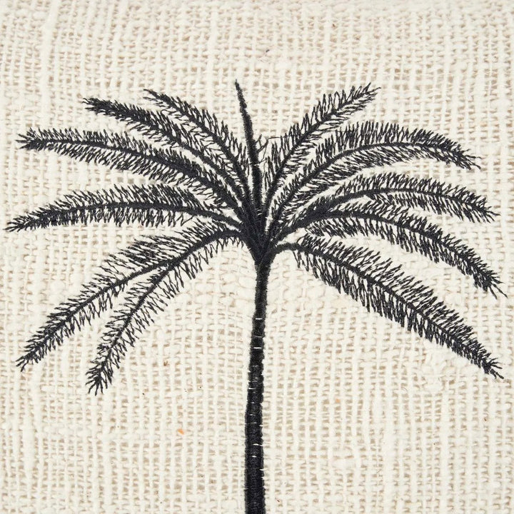 GILI PALM Kissenbezug - Baumwolle Natur 50x50