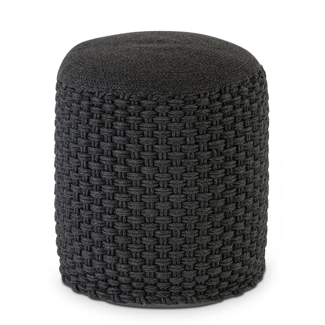 Sitzhocker - Outdoor Kissen - Fußhocker - Bodenkissen - Pouf MERINO ø40cm - 3 Farben