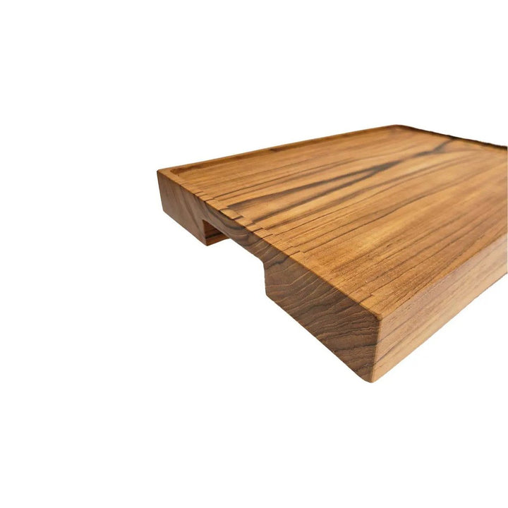TEAK SQUARE Servierplatte - Servierbrett - Dekotablett