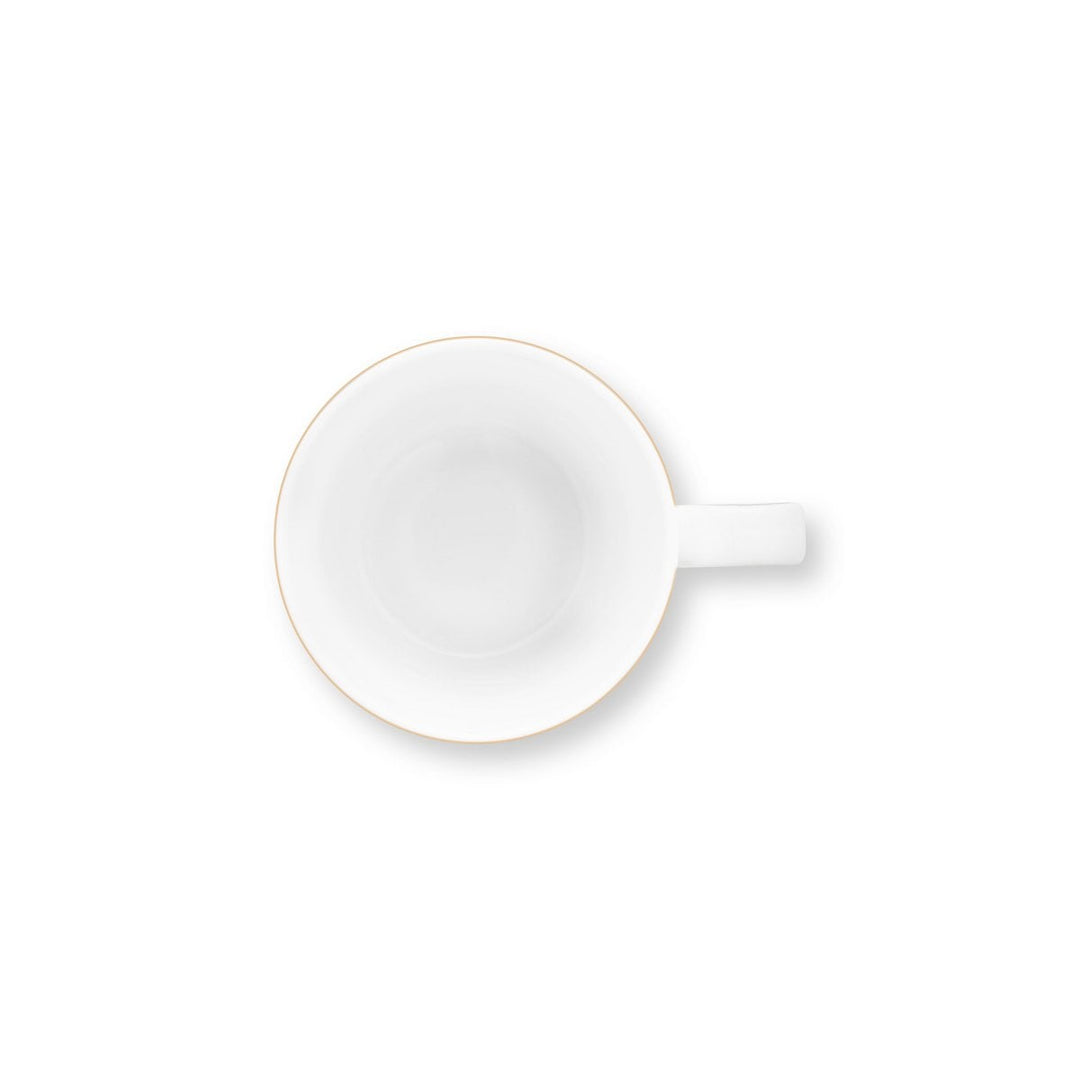 Tea for One LOVE BIRDS MEDALLION Stripes RED