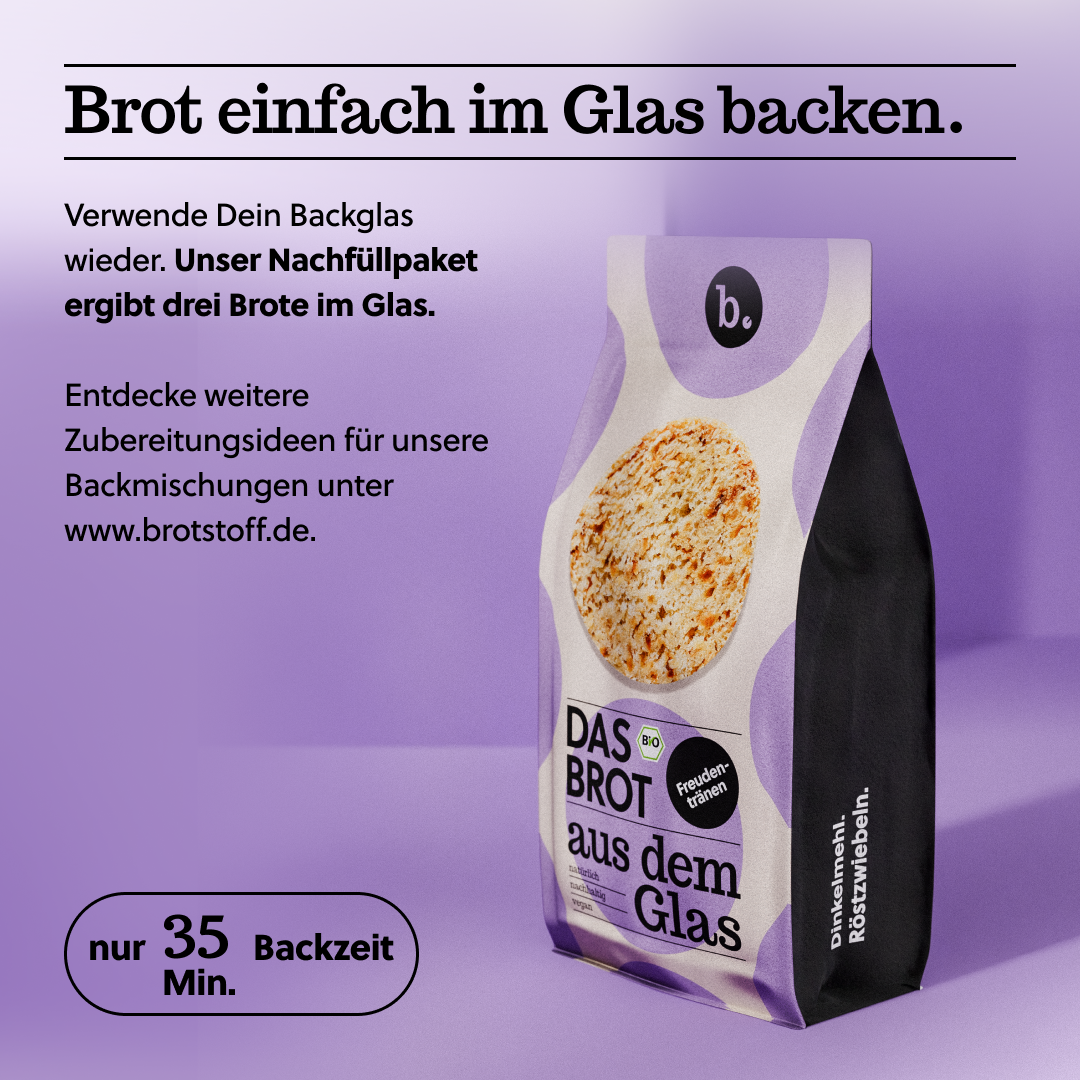 Das Brot aus dem Glas - Brotbeutel ALLES GUTE - Nachfüllpaket