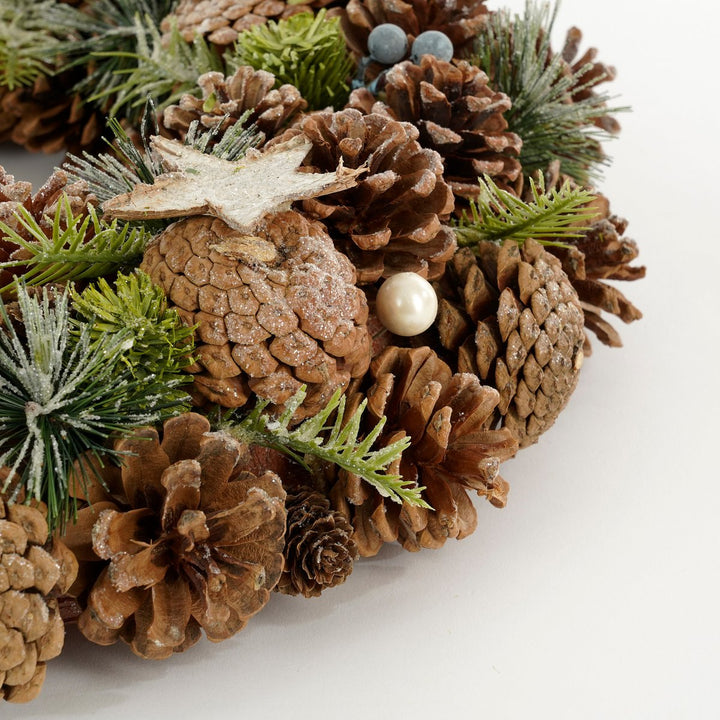 Kranz - Weihnachtsdeko mit Zapfen - Ø50cm