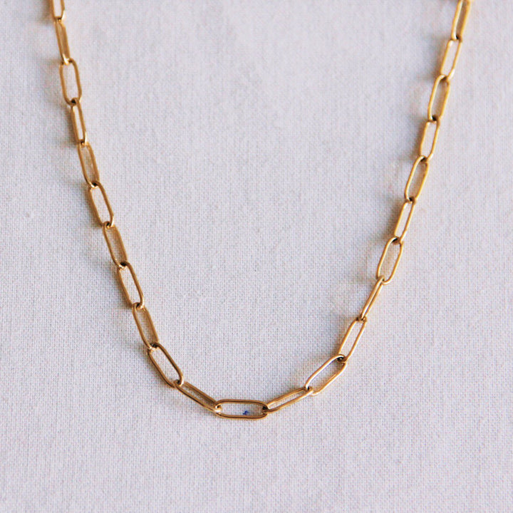 Halskette - D-Chain Glieder - Gold