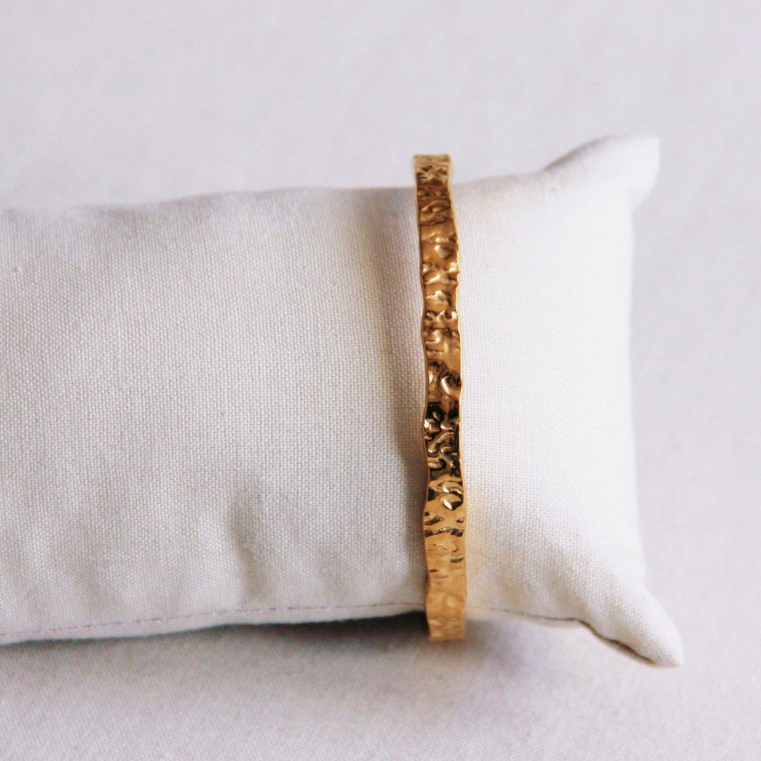 Armband - Armreif PRINT - Gold
