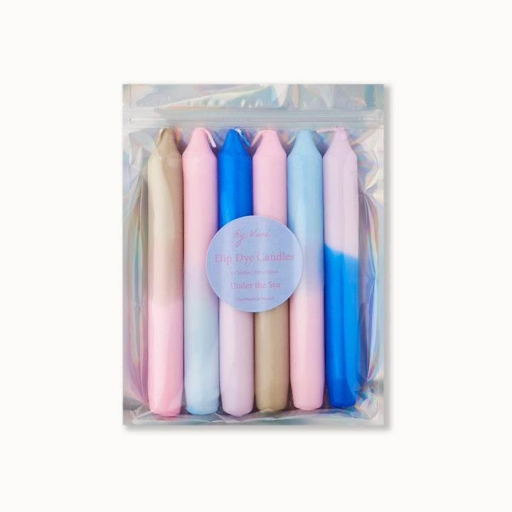 Dip Dye Kerzen Set: UNDER THE SEA