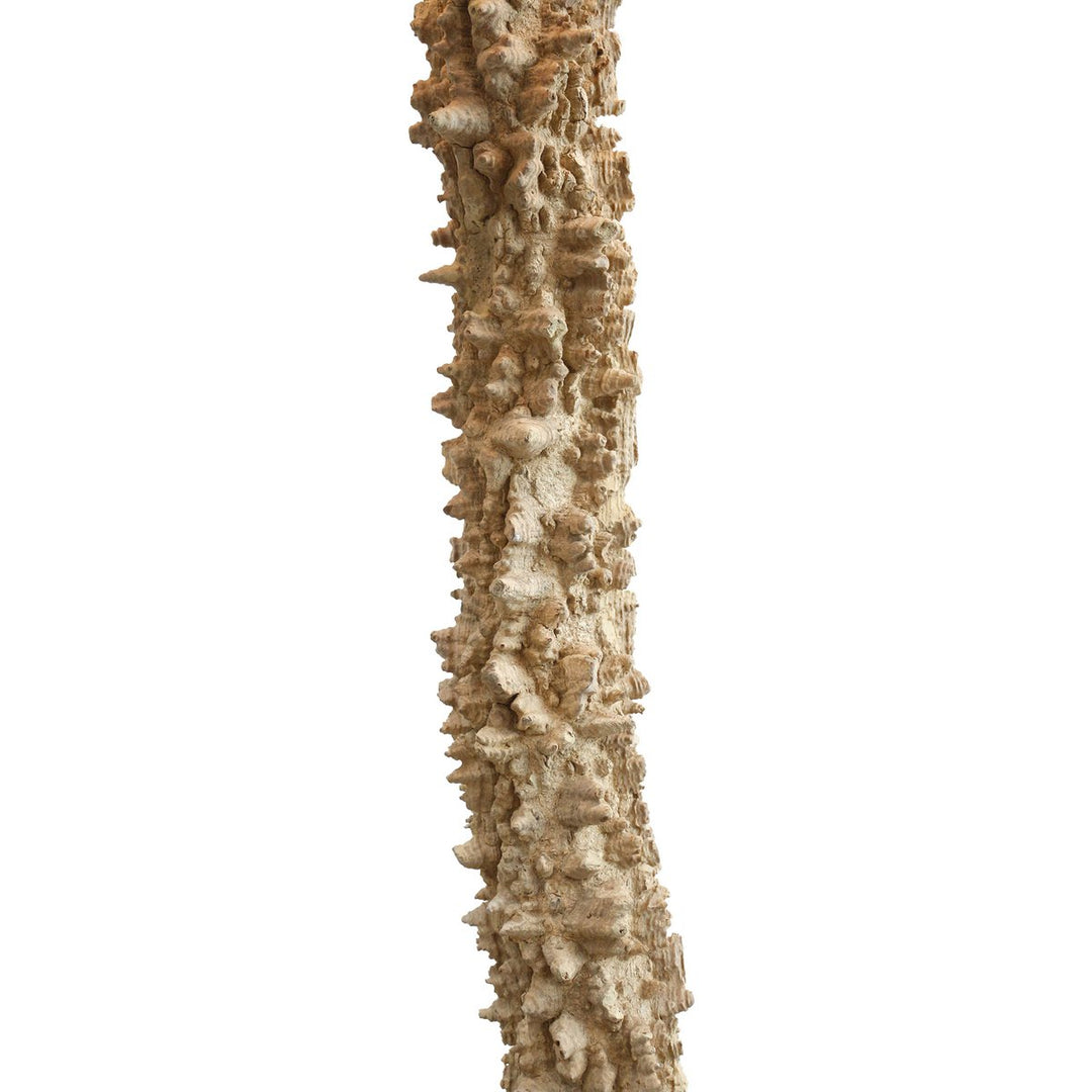 Stehleuchte PANDORA - Deko Lampe - Leinen/Treibholz Natur 150cm