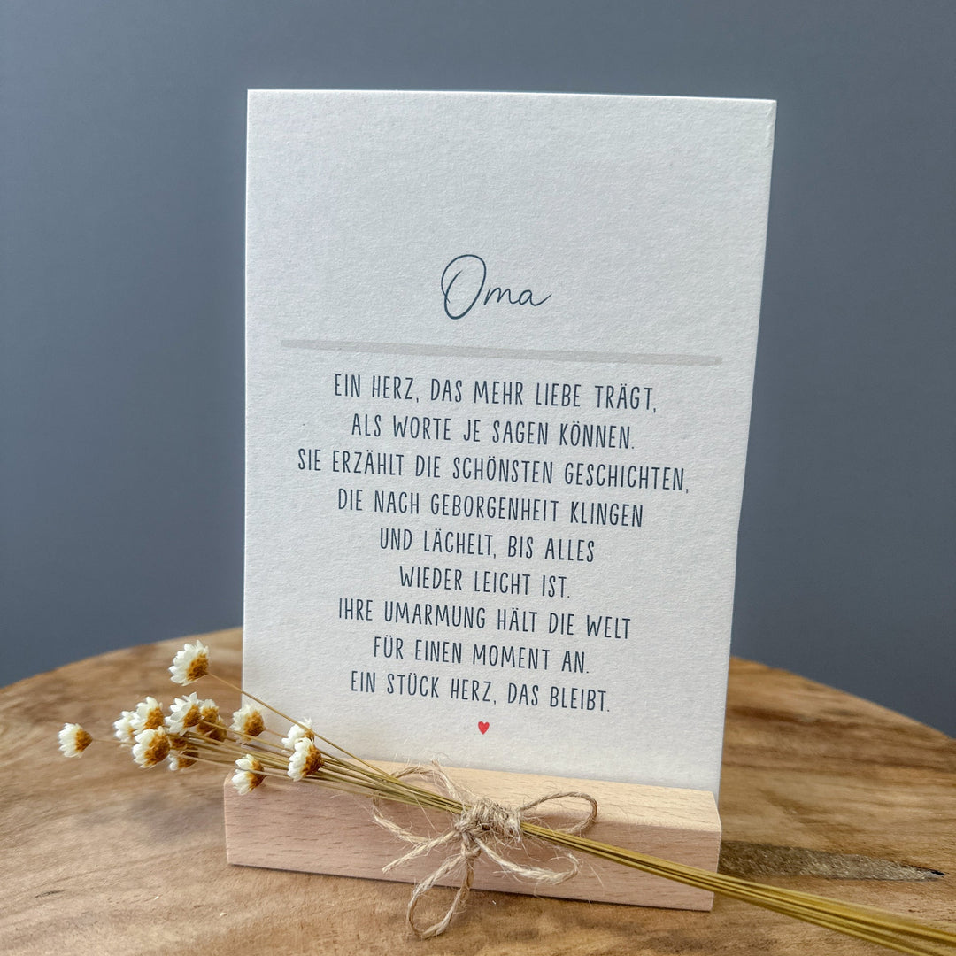 Grußkarte - Definition OMA - Postkarte A6