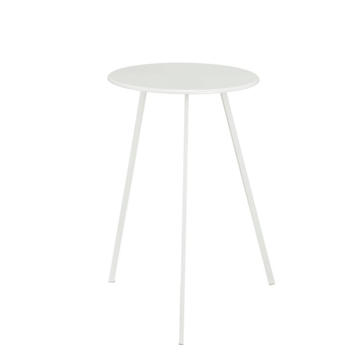 Beistelltisch - dreibein - Metall - weiß