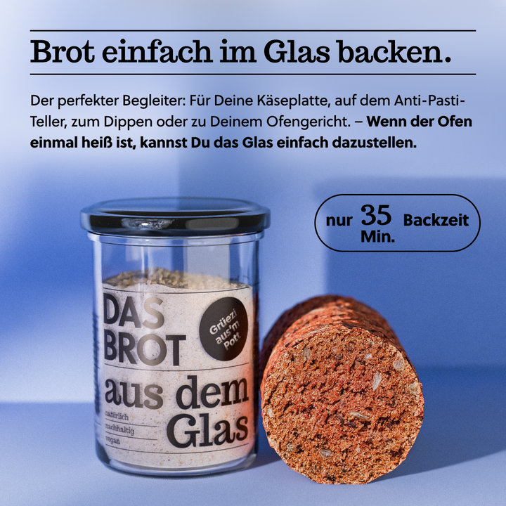 Das Brot aus dem Glas - Brotbeutel ALLES GUTE - Nachfüllpaket